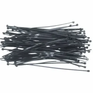 Opaski zaciskowe 4.8x200 mm, 75 szt, czarne 44E978 Taniej